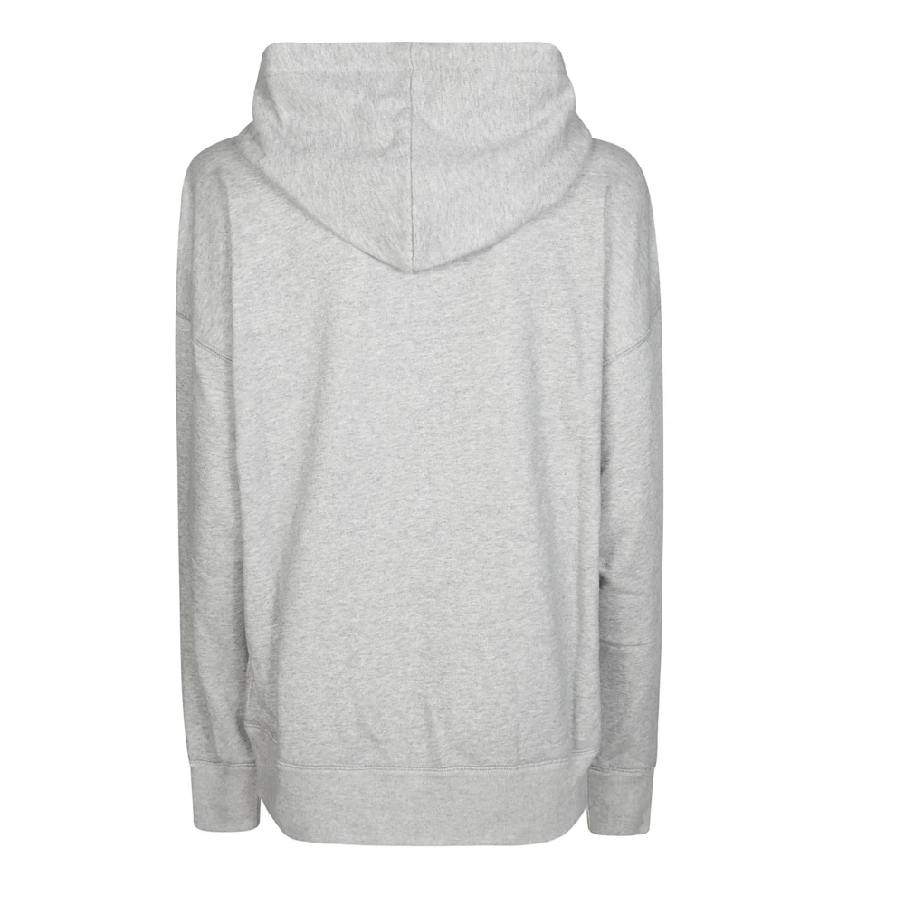 Isabel Marant Étoile Logo Hoodie Gray Dames