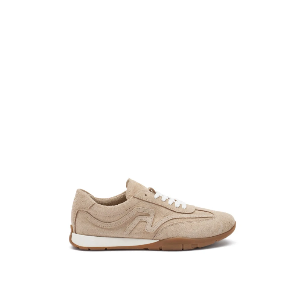 Frau CrossHybrid Suede Sneaker Dames Schoenen Beige