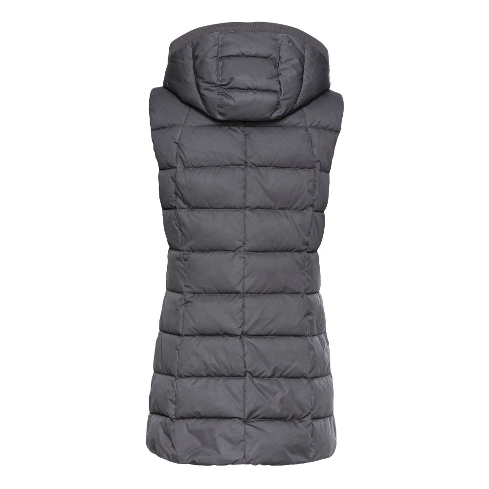 camel active Gehood Lang Vest Black Dames