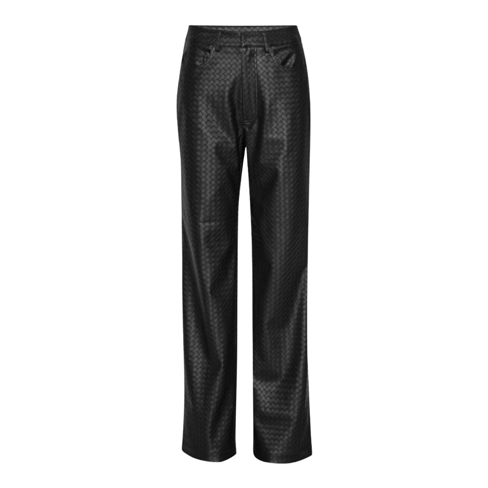 Rotate Birger Christensen Zwarte Rotate Broek Stijlvolle Mode Black Dames