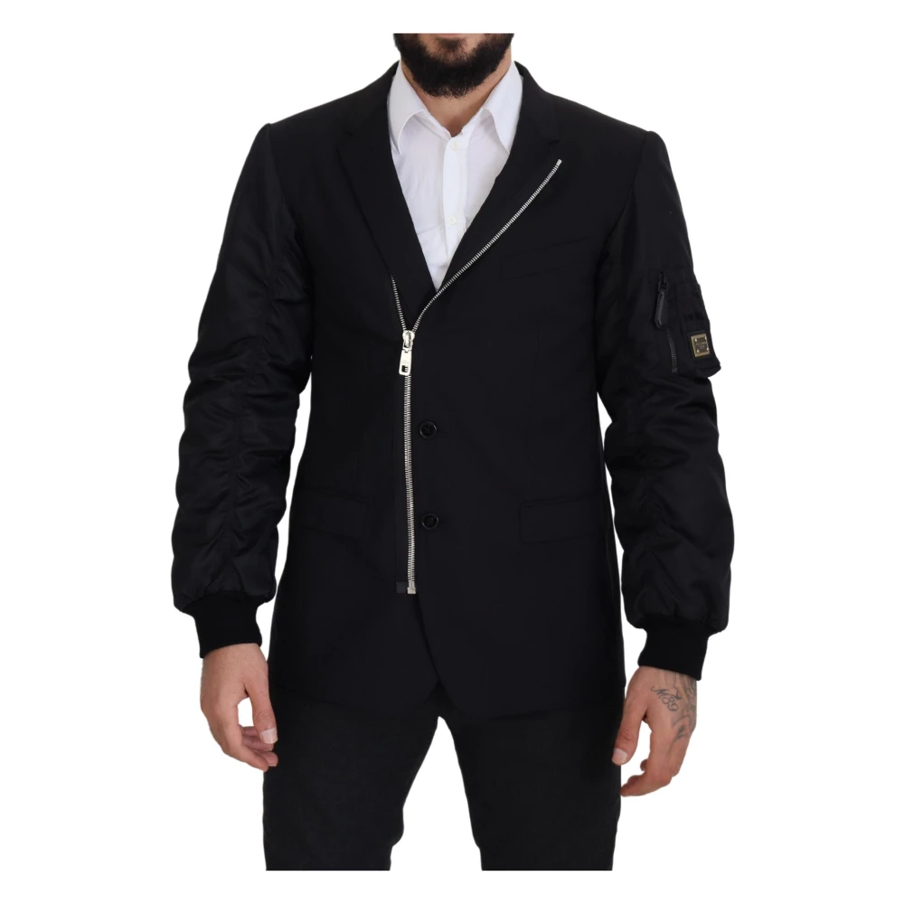 Dolce & Gabbana Uomo Nero Giacche, L, New,