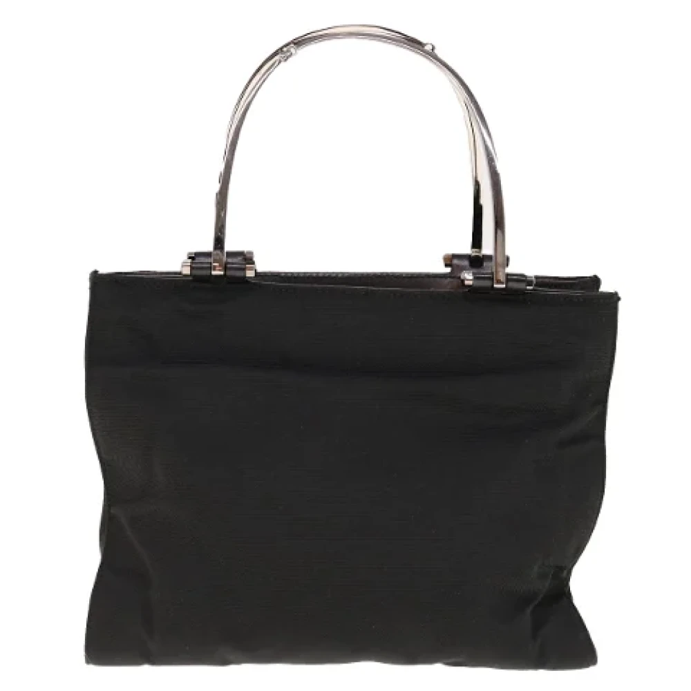 Gucci Vintage Pre-owned Fabric gucci-bags Black Dames