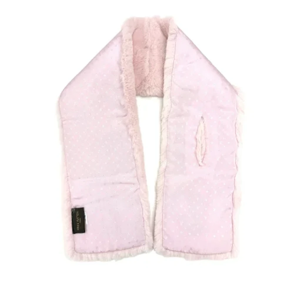 Louis Vuitton Vintage Pre-owned Fur scarves Pink Dames