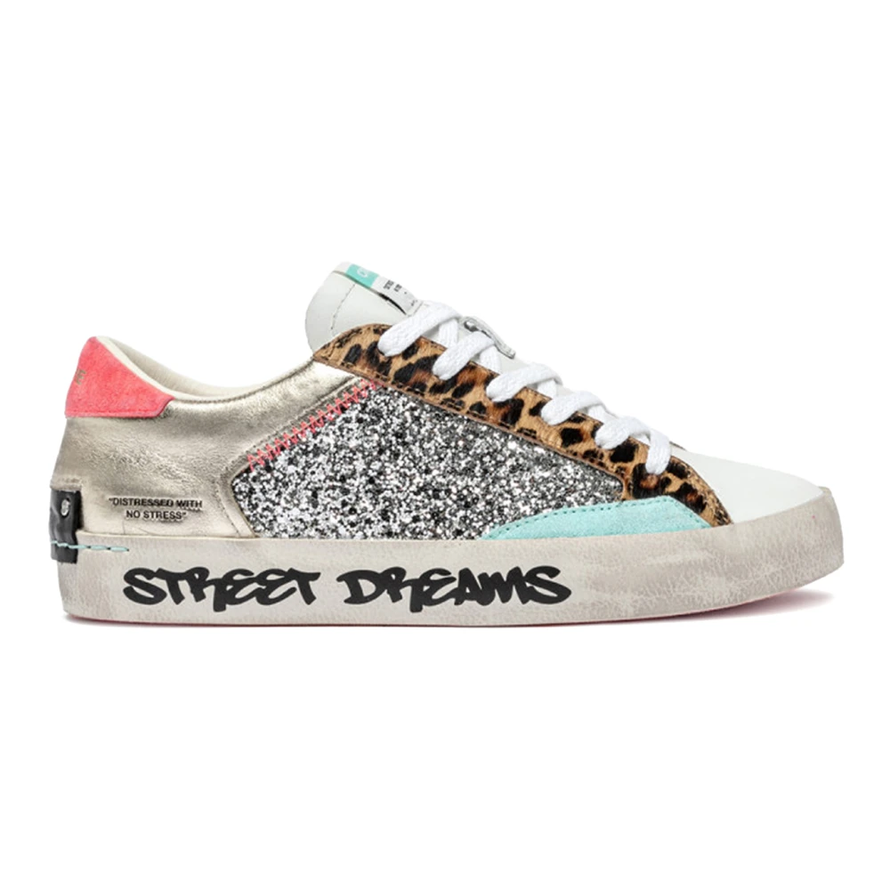 MultiColour Sneaker mit Platin-Laminat - Crime London - Modalova