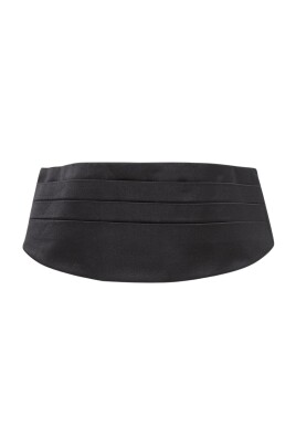 black-silk-cummerbund-belt