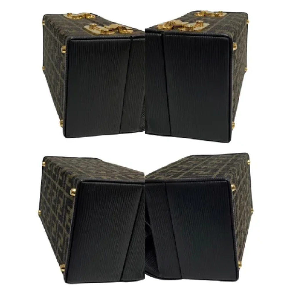 Fendi Vintage Pre-owned Canvas handbags Black Dames