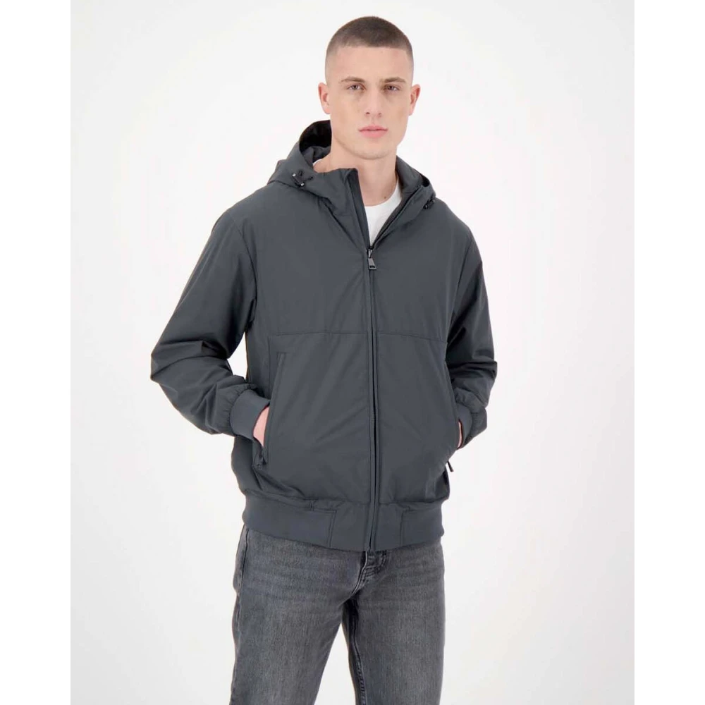 Airforce Capuchon Stretch Jas Gray Heren
