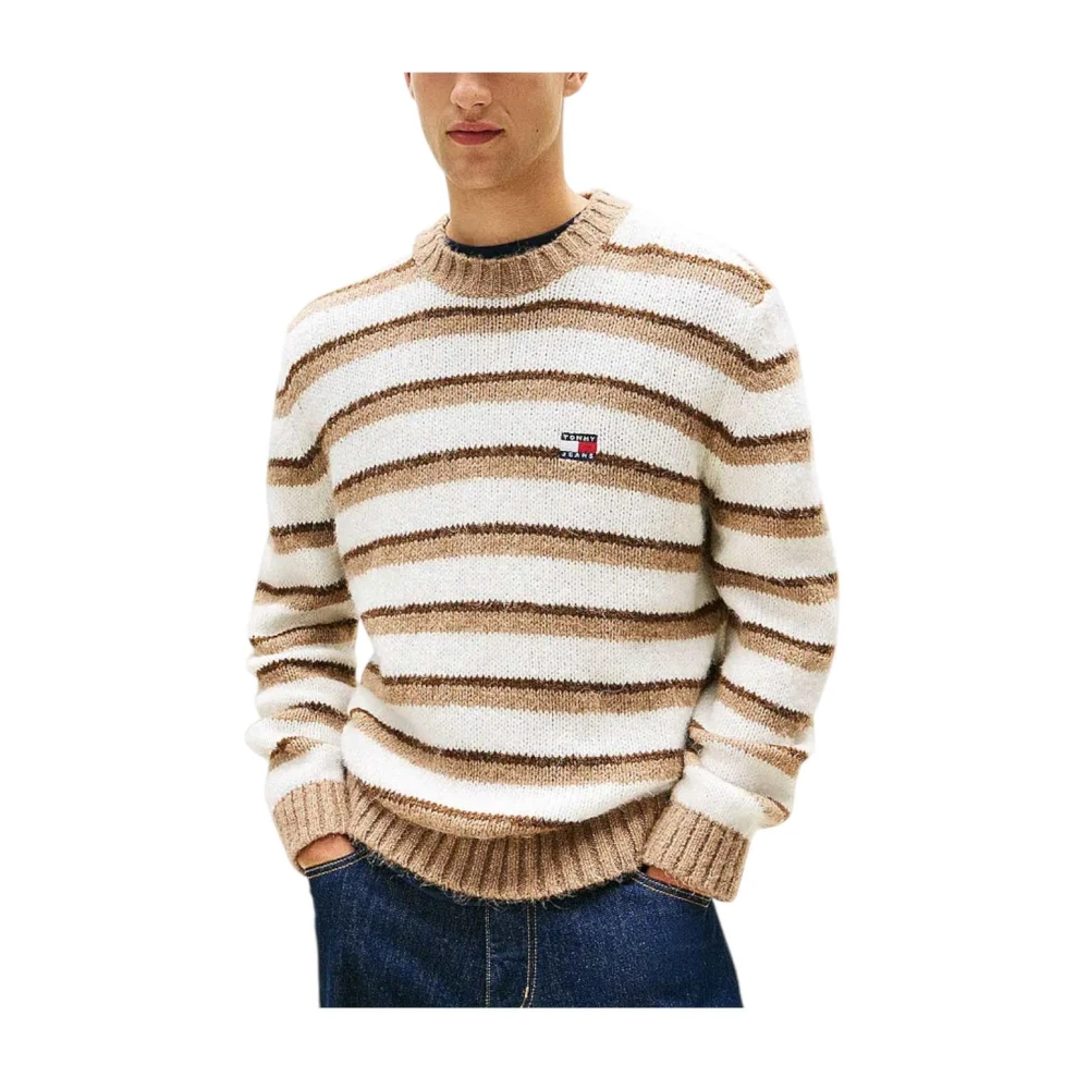 Tommy Hilfiger Men's Multicolor Round-Neck Knitwear, S, Round-Neck Knitwear