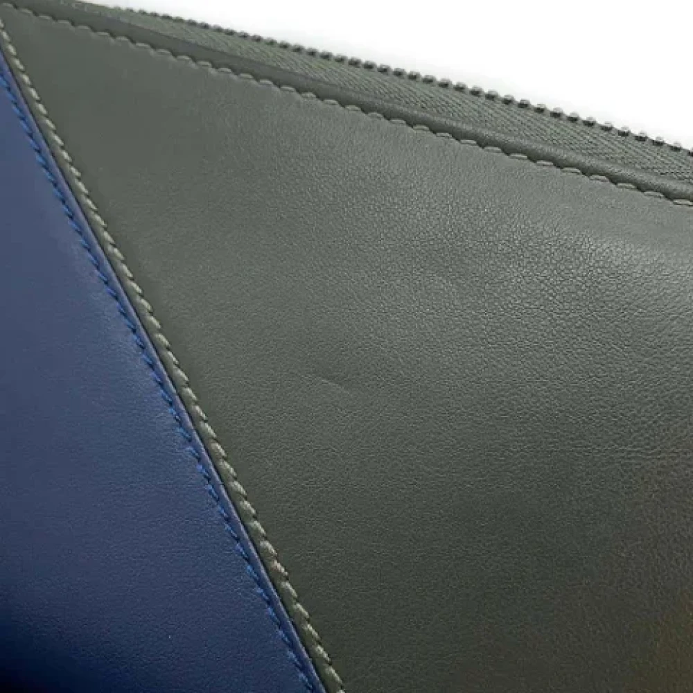 Jimmy Choo Pre-owned Leather wallets Green Heren