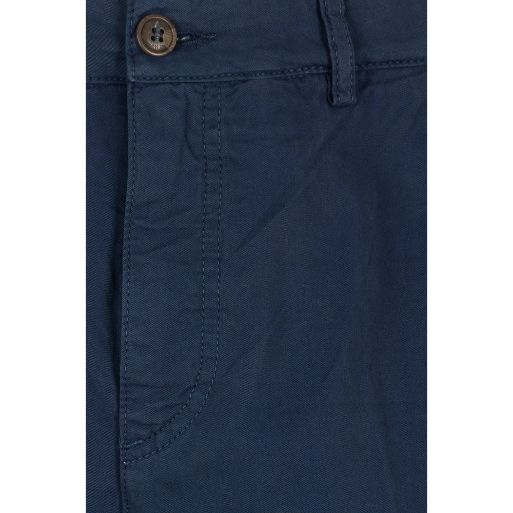 40Weft Blauwe Chino Bermuda Shorts Blue Heren