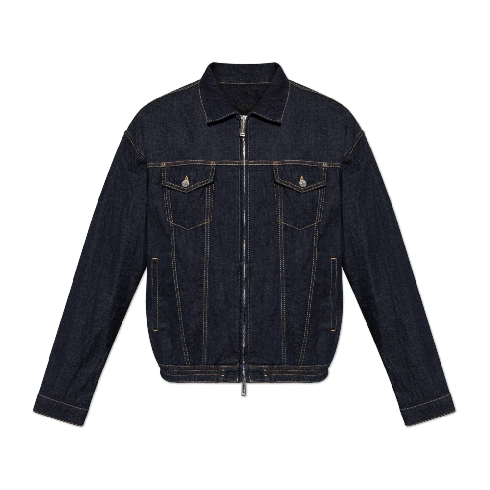Dsquared2 Men's Blue Denim Jacket - Denim Jackets - L - Jackets