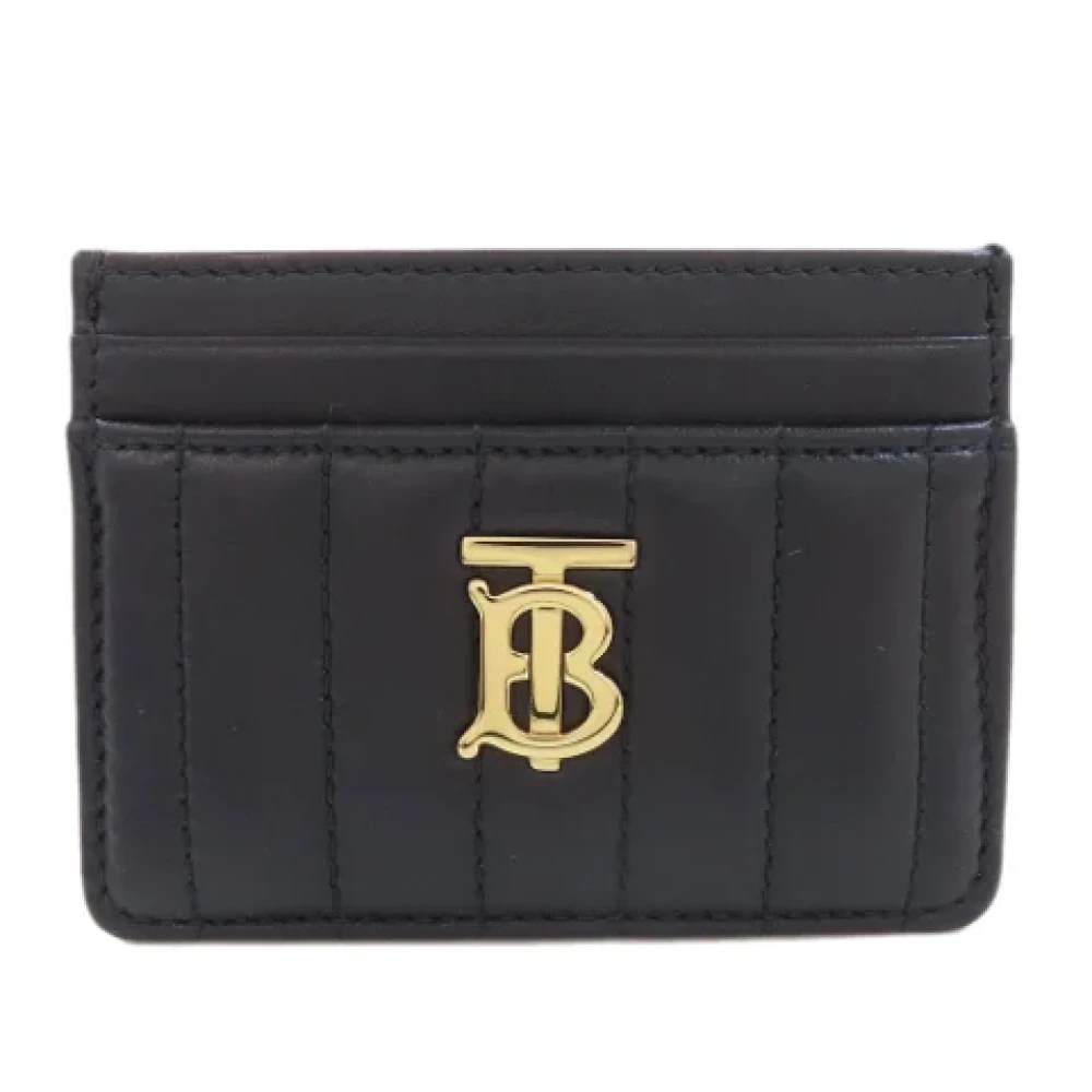 Burberry Vintage Pre-owned Leather wallets Black Dames