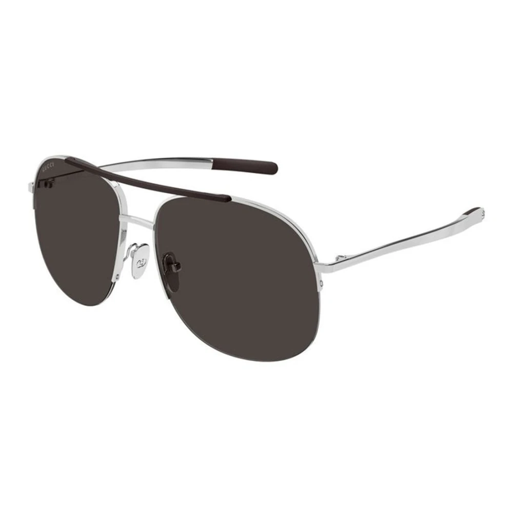 Gucci Women's Gray Navigator Sunglasses - Sunglasses - 61 Mm - Accessories