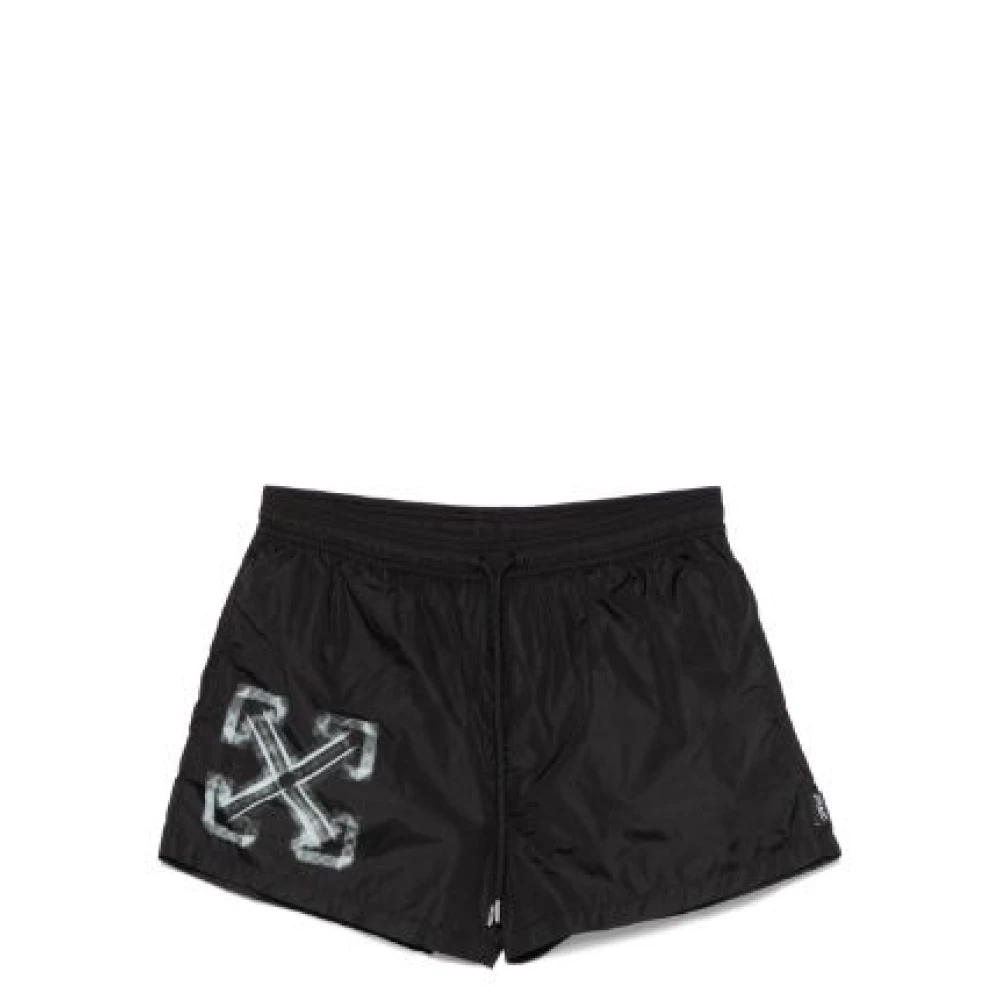 Off White Arrow Vibe Zwemshorts Zwart Black Heren