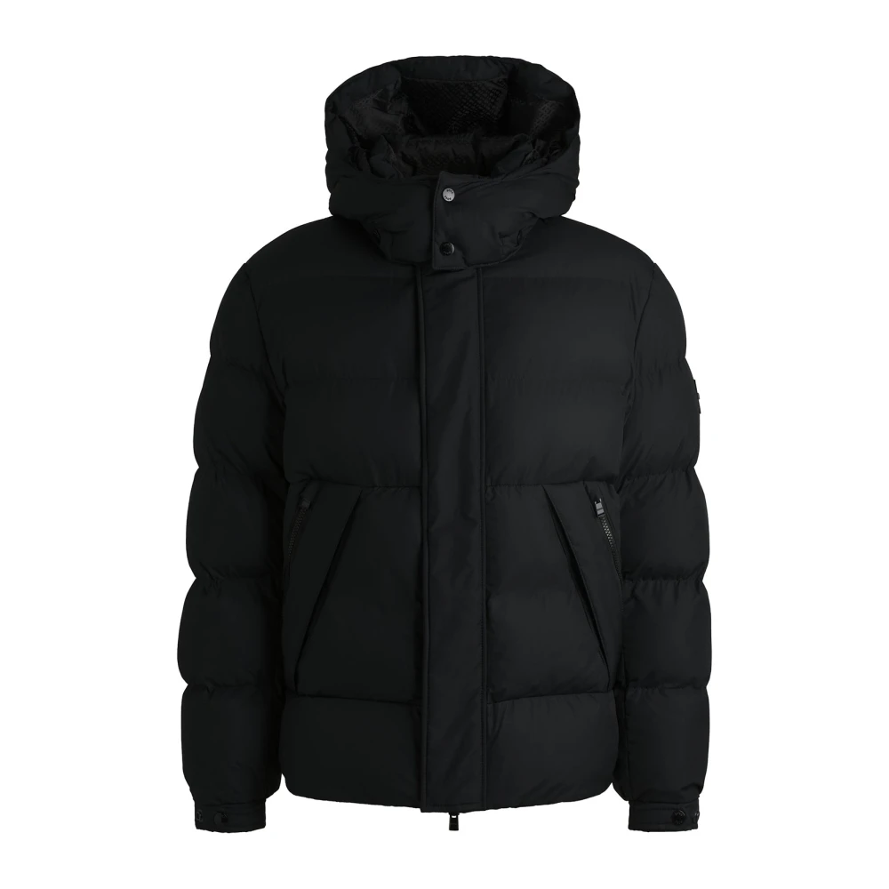 Hugo Boss Korte Heren Pufferjas Corbinian3 Black Heren