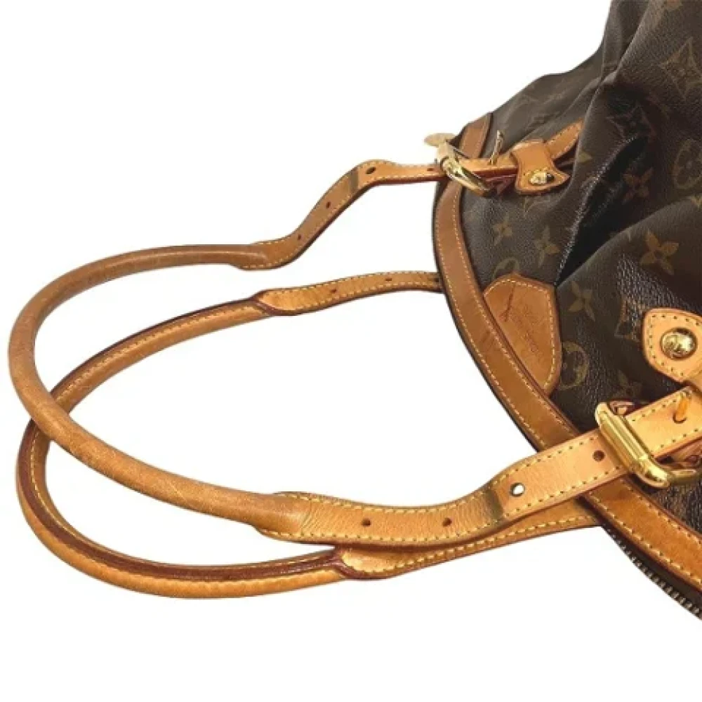 Louis Vuitton Vintage Pre-owned Fabric handbags Brown Dames