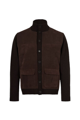 brown-cardigan-with-suede-front