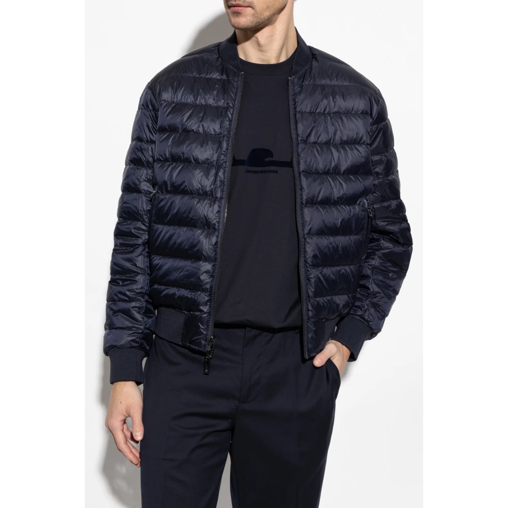 Emporio Armani bomberka type jas Blue Heren