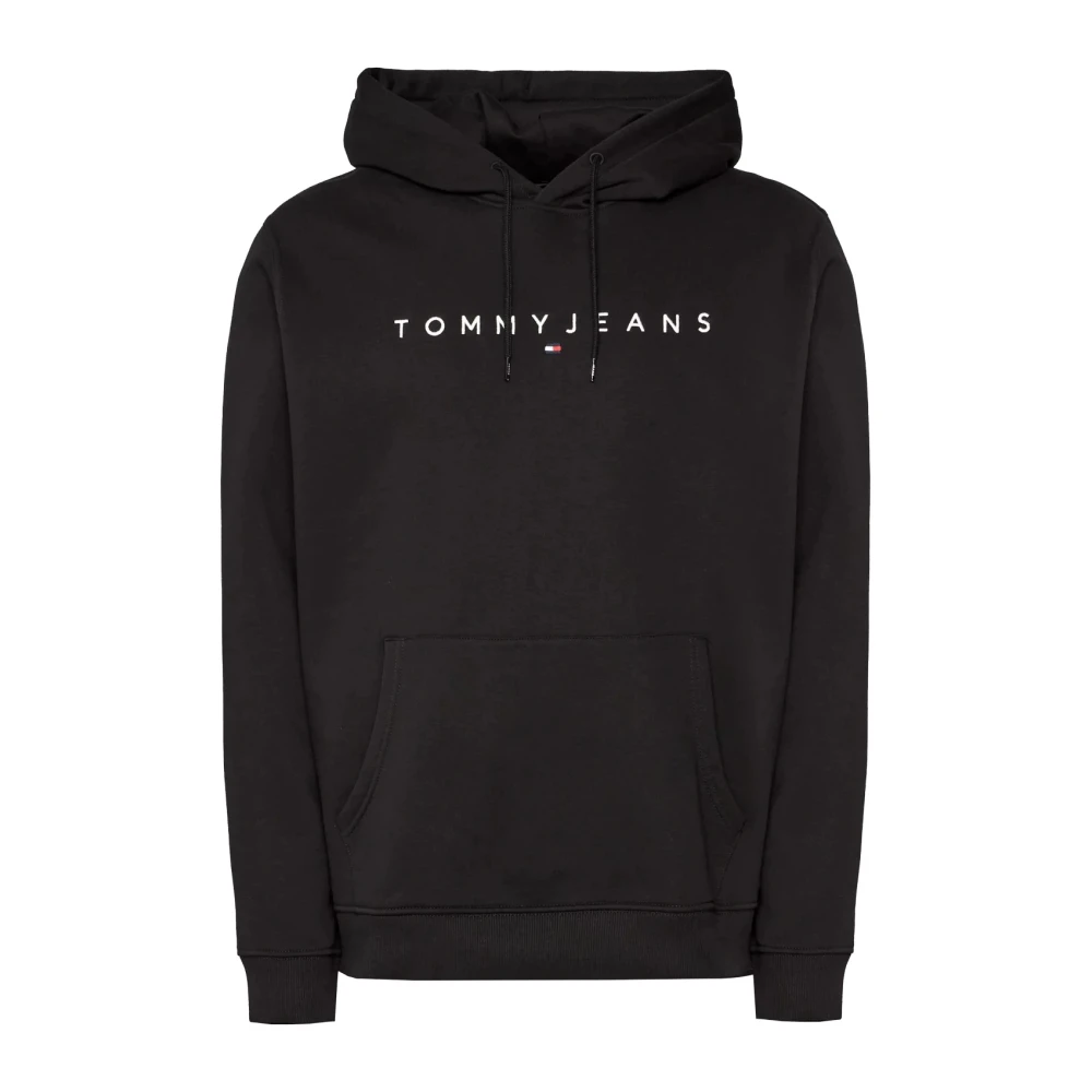 Tommy Jeans Essentiële hoodie Zwart Black Heren