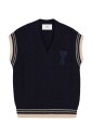 pull-bleu-col-v-avec-motif-signature