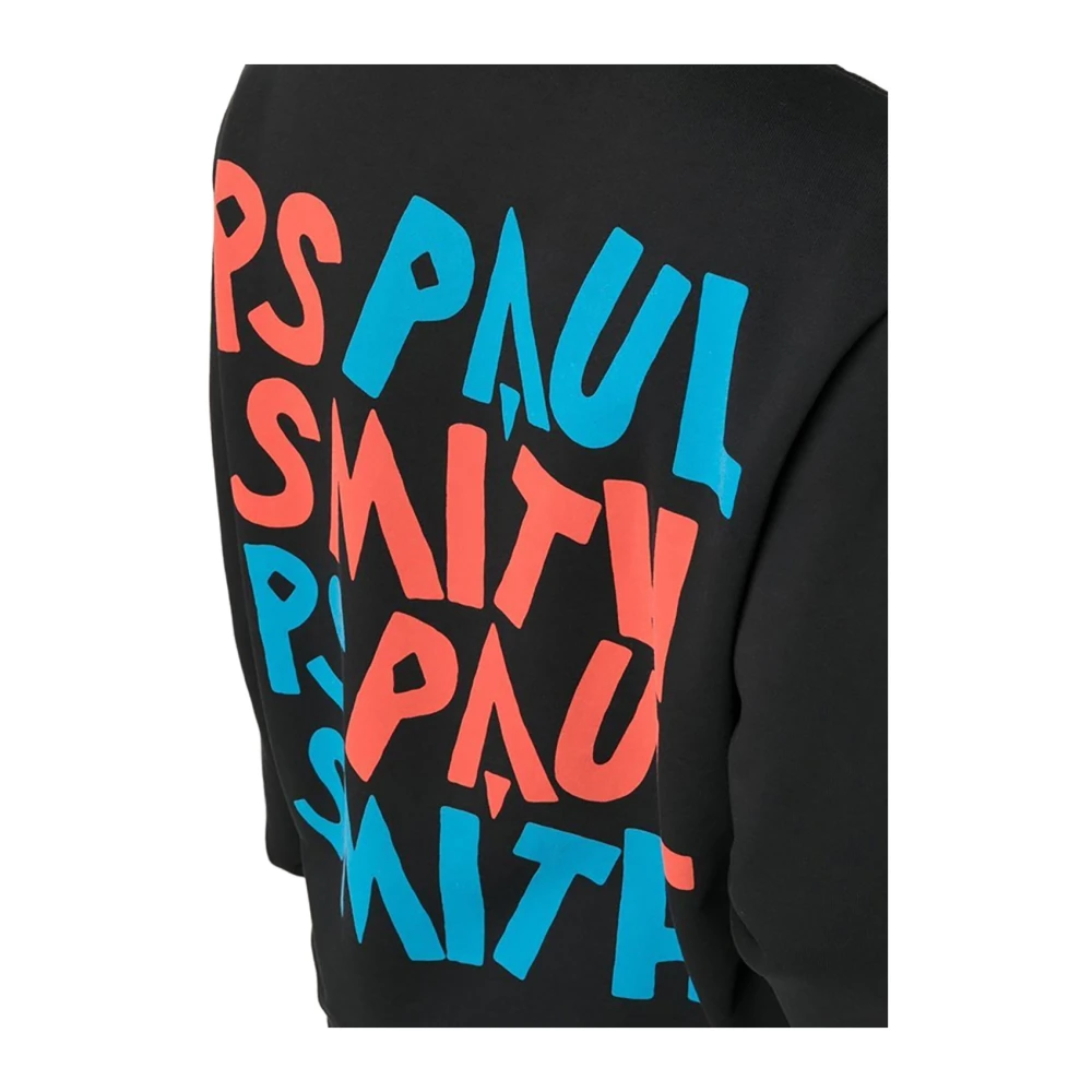 PS By Paul Smith Heren Regular Fit Sweatshirt Black Heren
