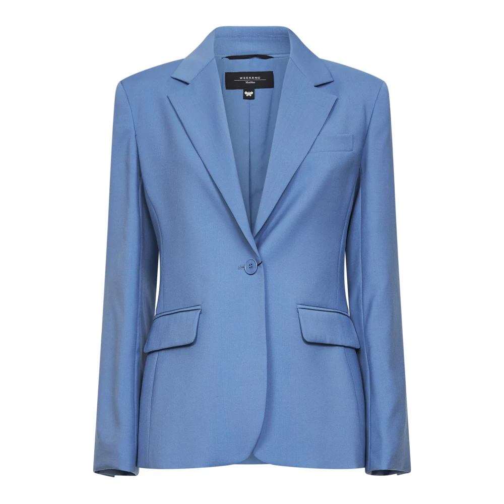 Weekend Max Mara Women's Blue Lamine Blazer - Blazers - S - Jackets