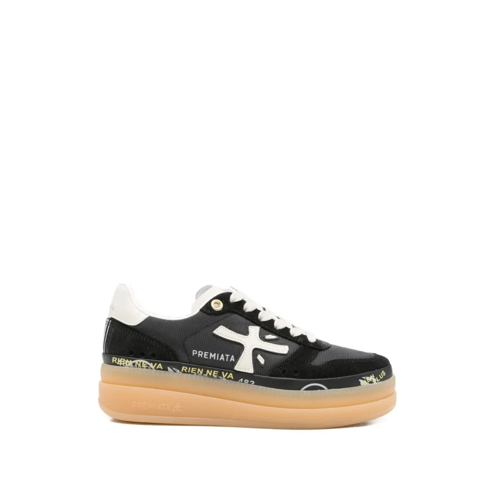 Premiata Micol Sneakers Dames Schoenen Zwart