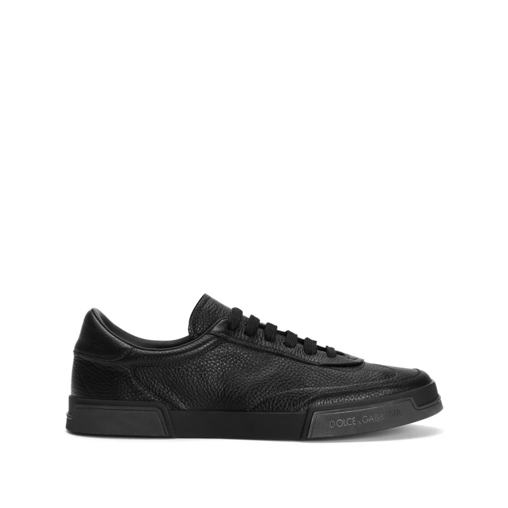 Dolce & Gabbana Men's Black Sneakers, 7 Uk, Luxury Nero Trainers For