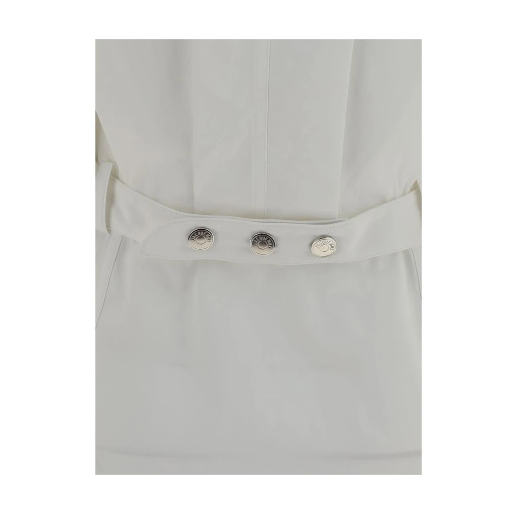 Jacquemus Overhemd met hoge kraag en verstelbare tailleband White Dames