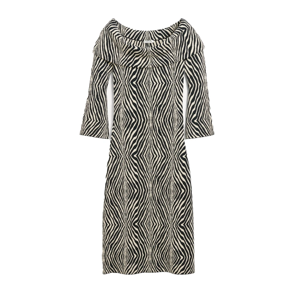 By Malene Birger Women's Black Minimalist Midi Dress - Midi Dresses - S - Dresses