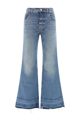 Bootcut Jeans med fransdetaljer