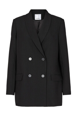 oversize-svart-blazer-med-enkel-krage