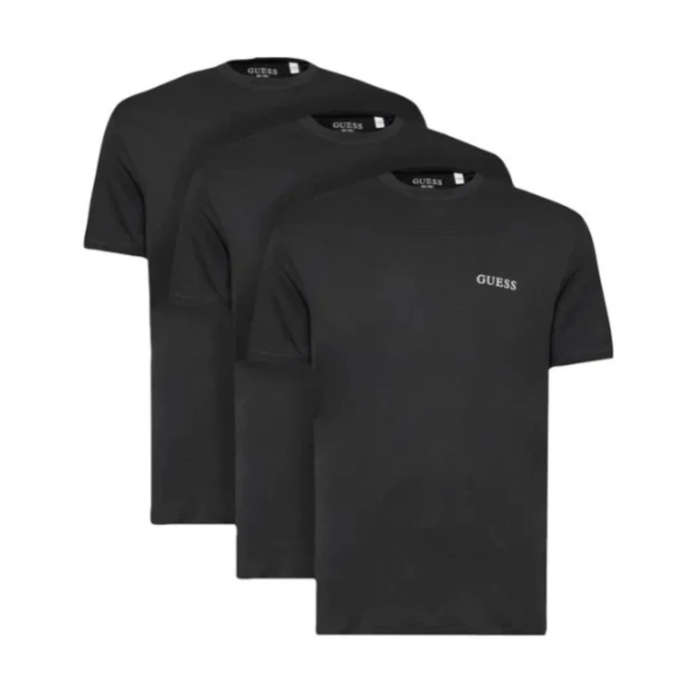 Guess, Herren, Shirts, Herren-T-Shirt im 3er-Pack, Schwarz, (XXL) - Bild 4