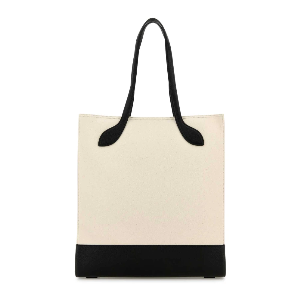 Bally Stijlvolle Ivoor Canvas Winkelmand Beige Dames