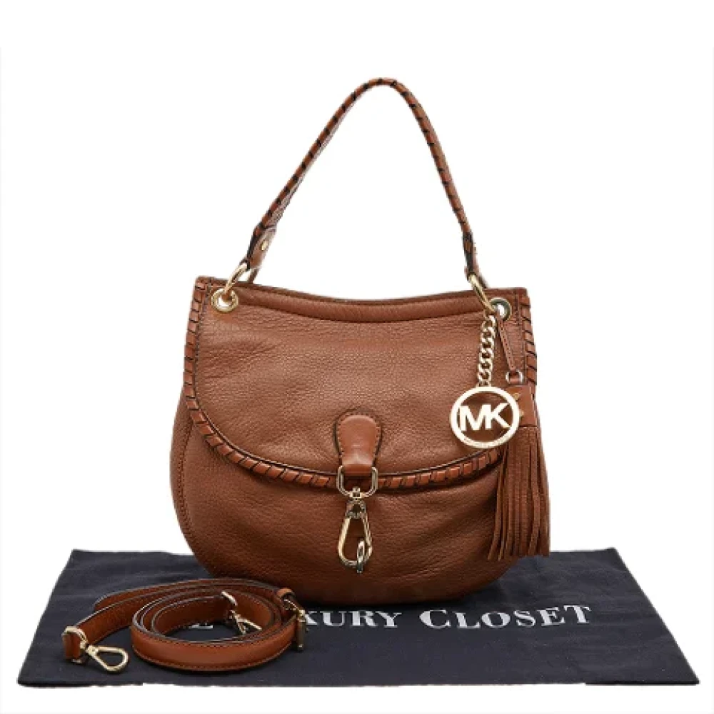 Michael Kors Pre-owned Leather handbags Brown Dames