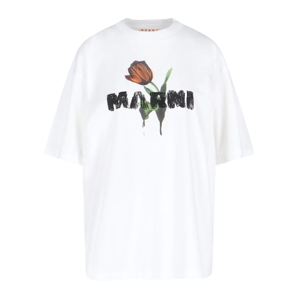 Marni - Tops > T-Shirts - White - Marni - Modalova