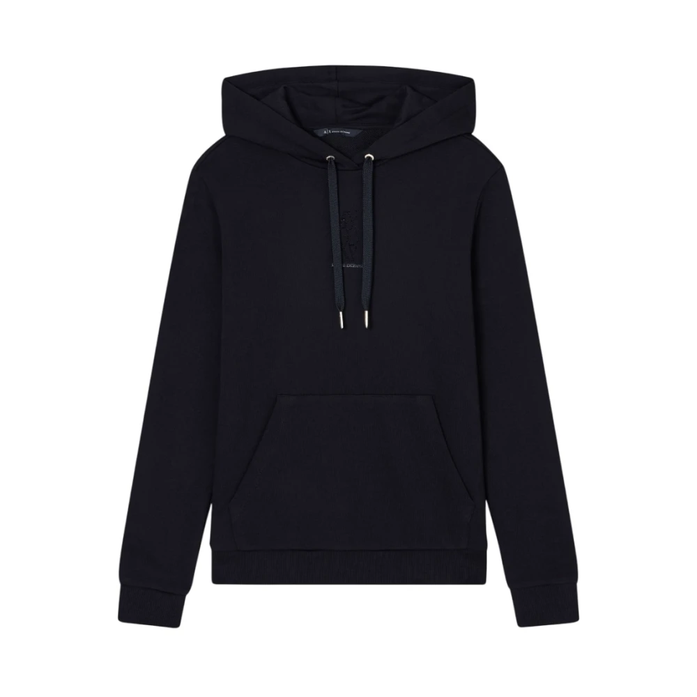 Armani Exchange Women's Black Hooded Sweatshirt - Hoodies - Xs - Sweatshirts & Hoodies