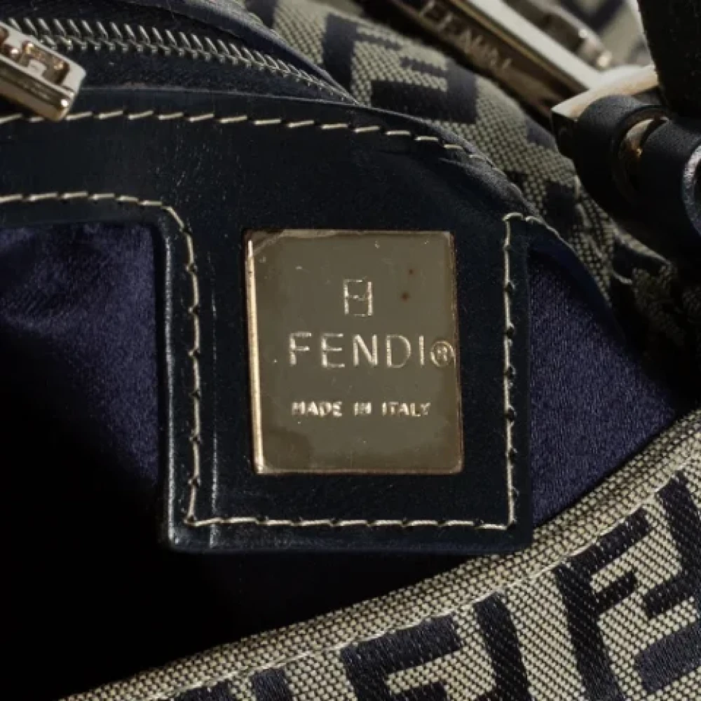 Fendi Vintage Pre-owned Canvas fendi-bags Blue Dames