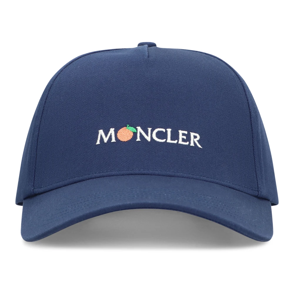 Moncler Men's Blue Donald Glover Logo Baseball Cap