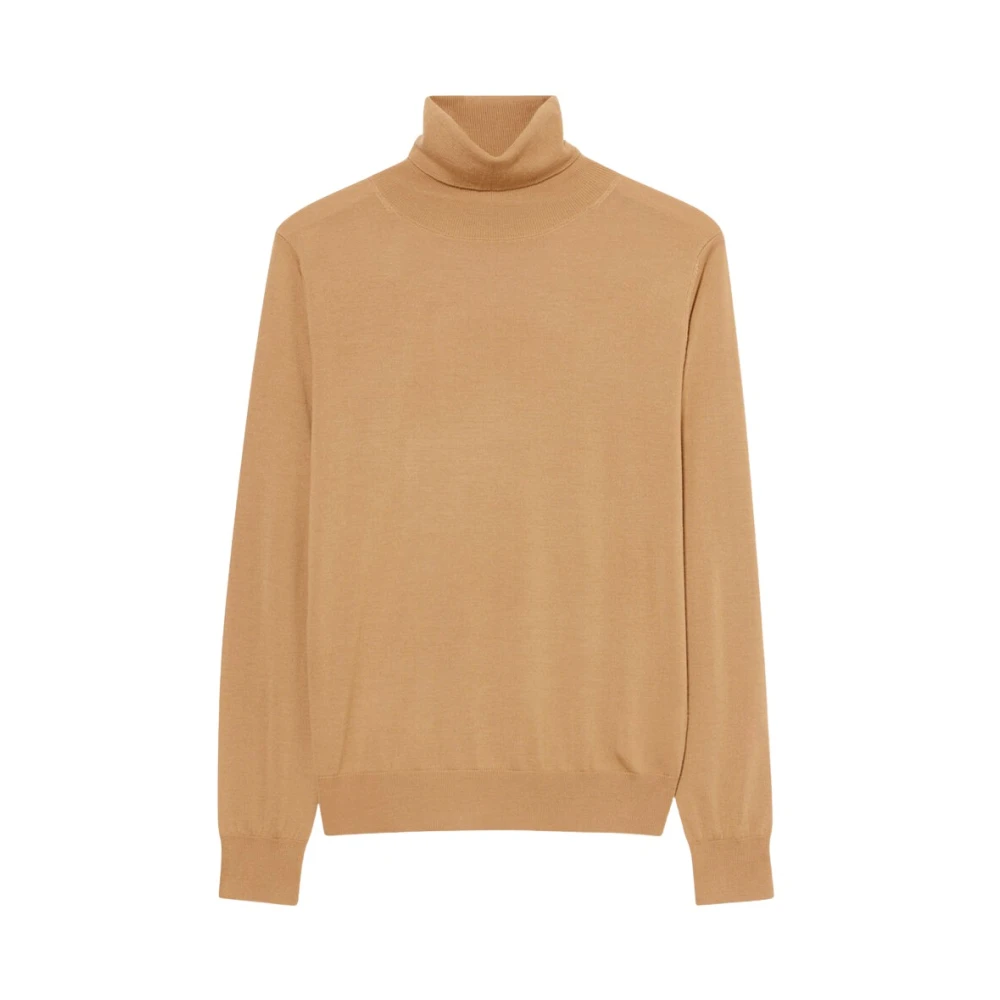 Brooks Brothers Women's Brown Merino Wool Turtleneck - Turtlenecks - S - Knitwear