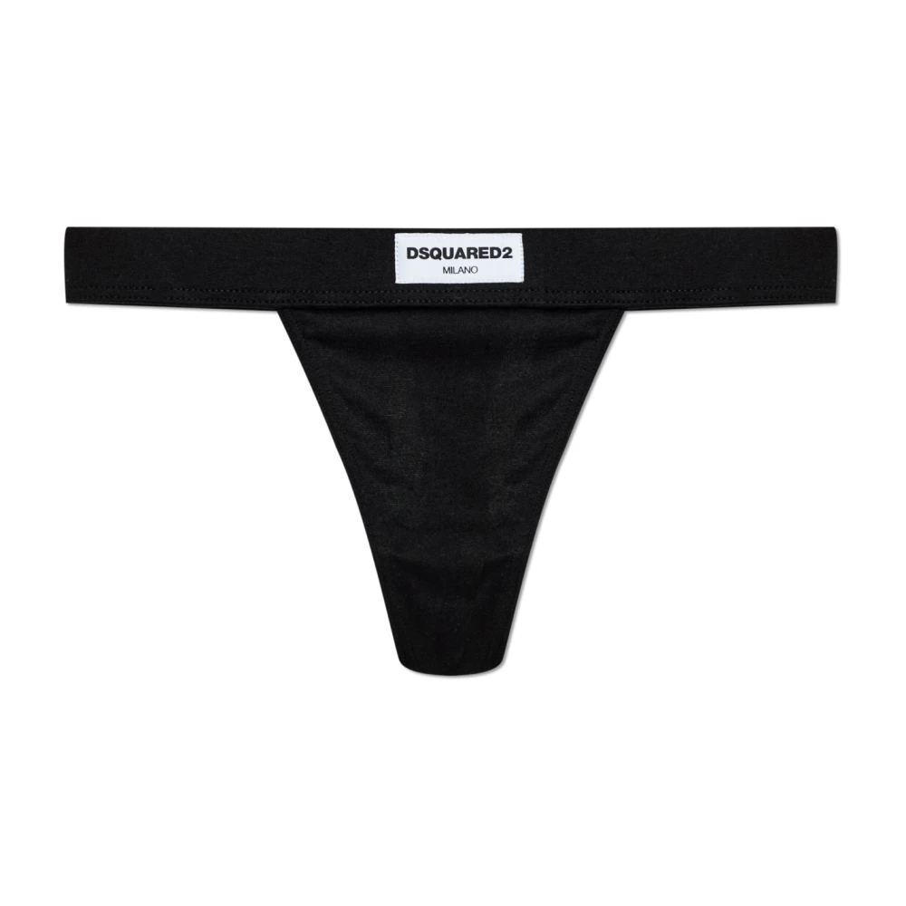Dsquared2 Donna Nero Mutande, Xl, New,
