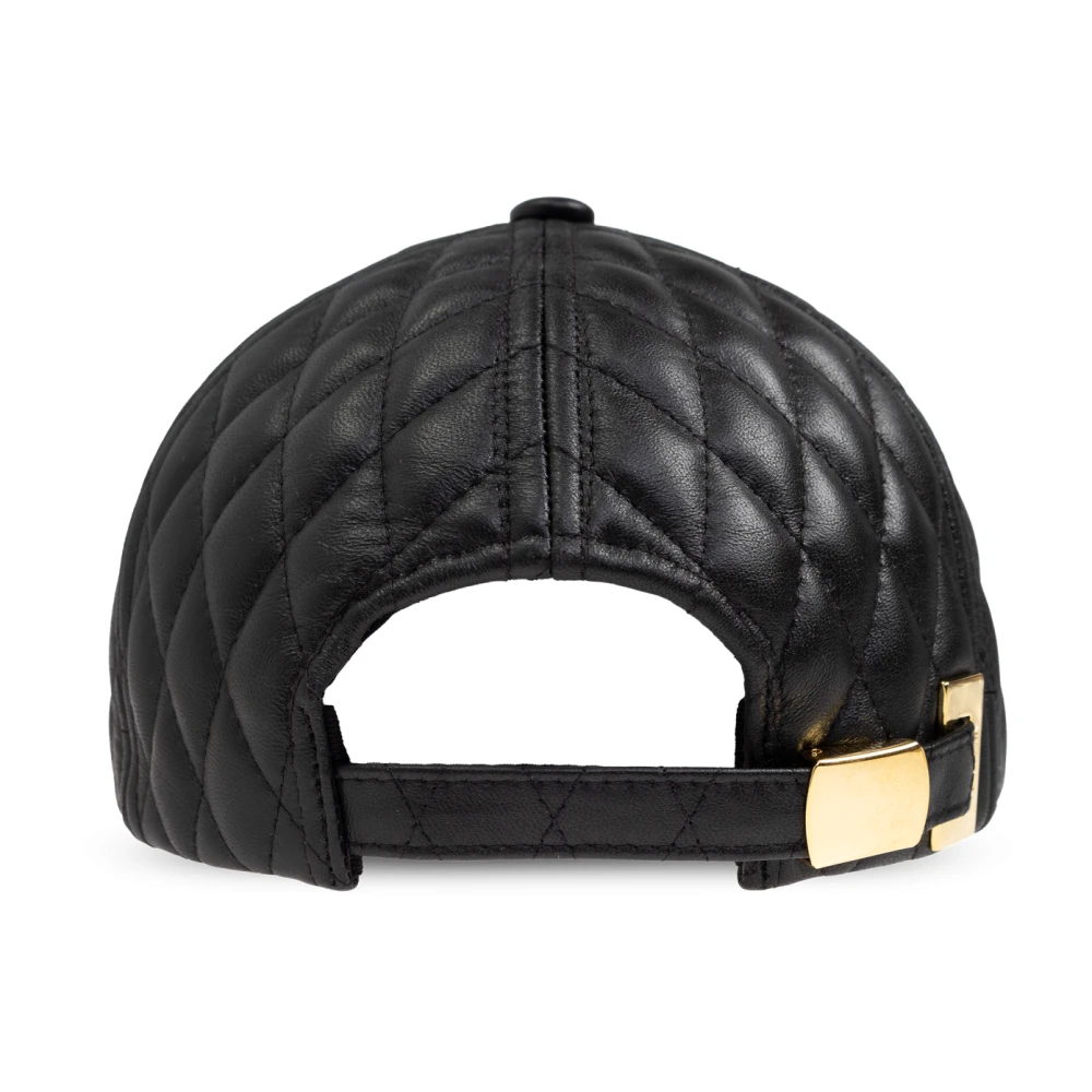 Balmain Leren pet Black Dames