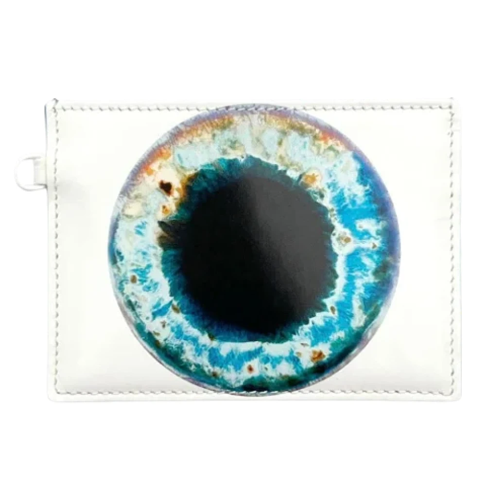 Dior Vintage Pre-owned Leather wallets White Heren