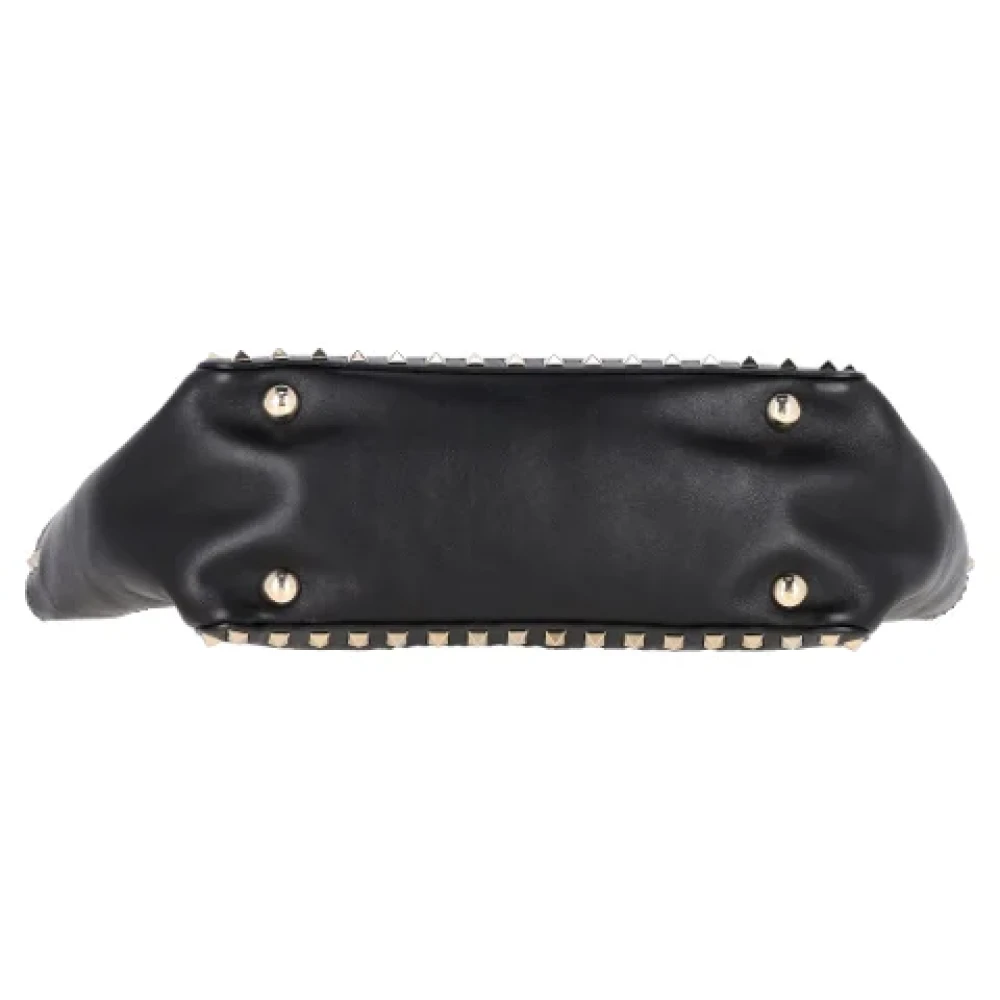 Valentino Vintage Pre-owned Leather handbags Black Dames