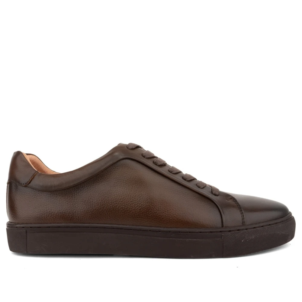Sergio Moretti Vrijetijdssneakers Heren Schoenen Bruin