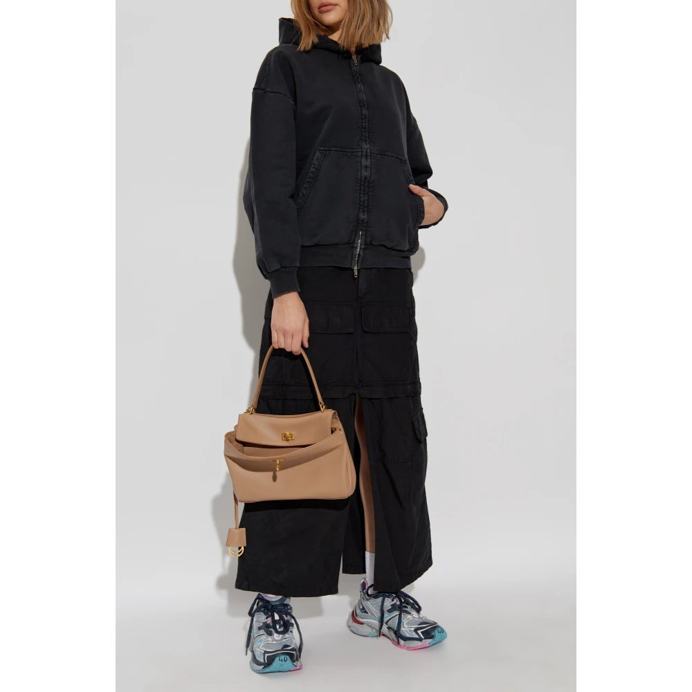 Balenciaga Sweatshirt met logo Black Dames