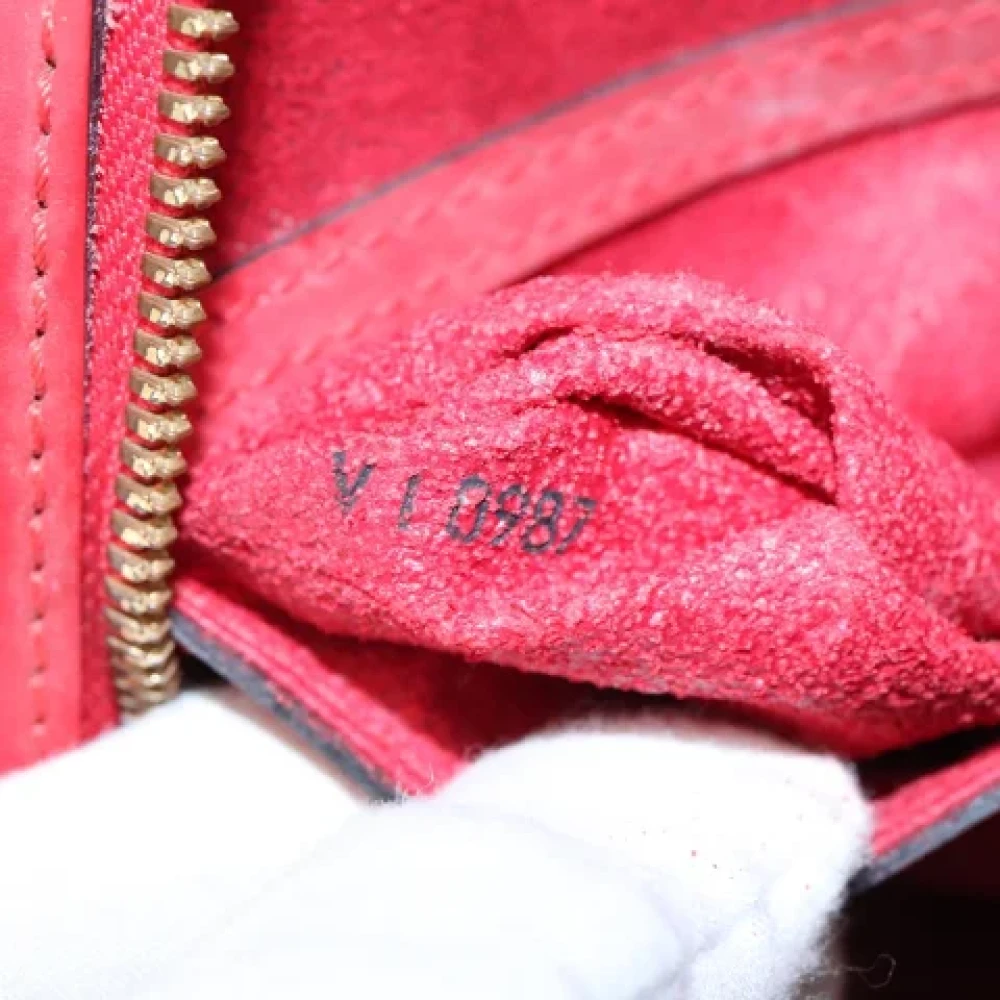 Louis Vuitton Vintage Pre-owned Leather backpacks Red Dames