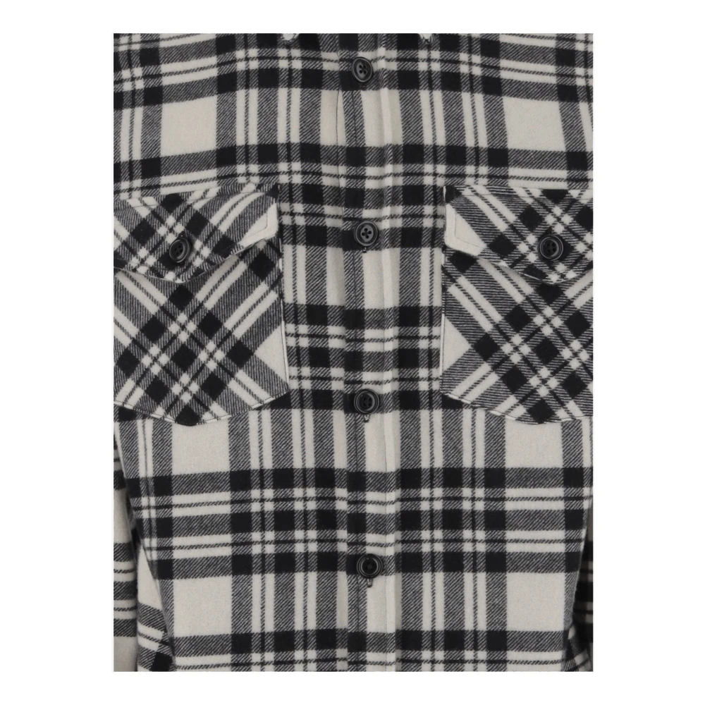 Woolrich Kasjmier Ruitpatroon Overhemd Multicolor Heren