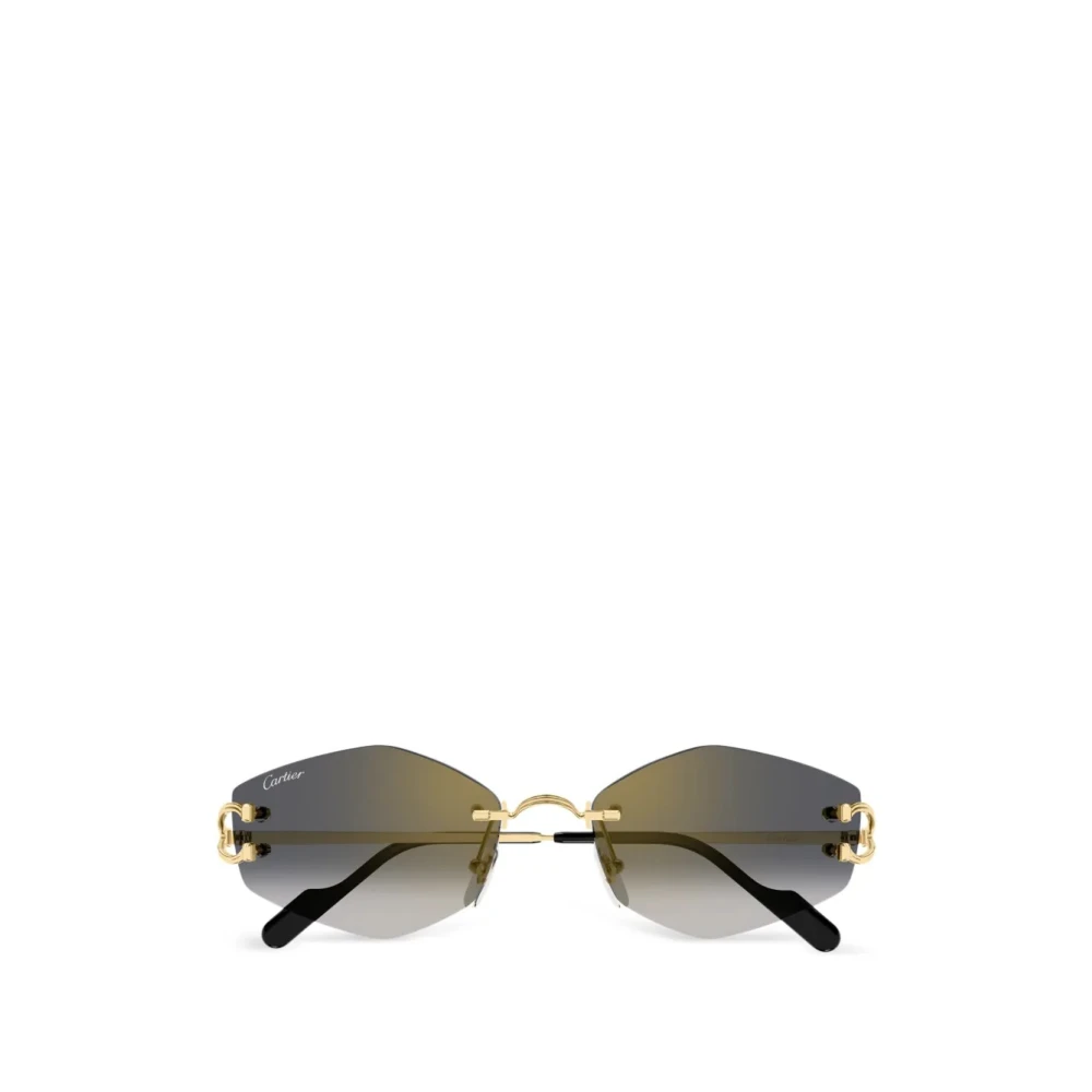 Cartier Unisex Yellow Sunglasses, 56 Mm, Square Sunglasses