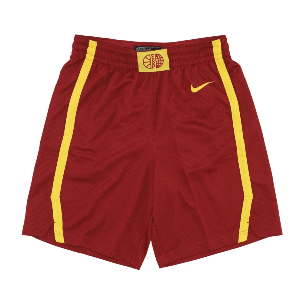 Nike Spanje Basketbalteam Shorts Beperkte Editie Red Heren